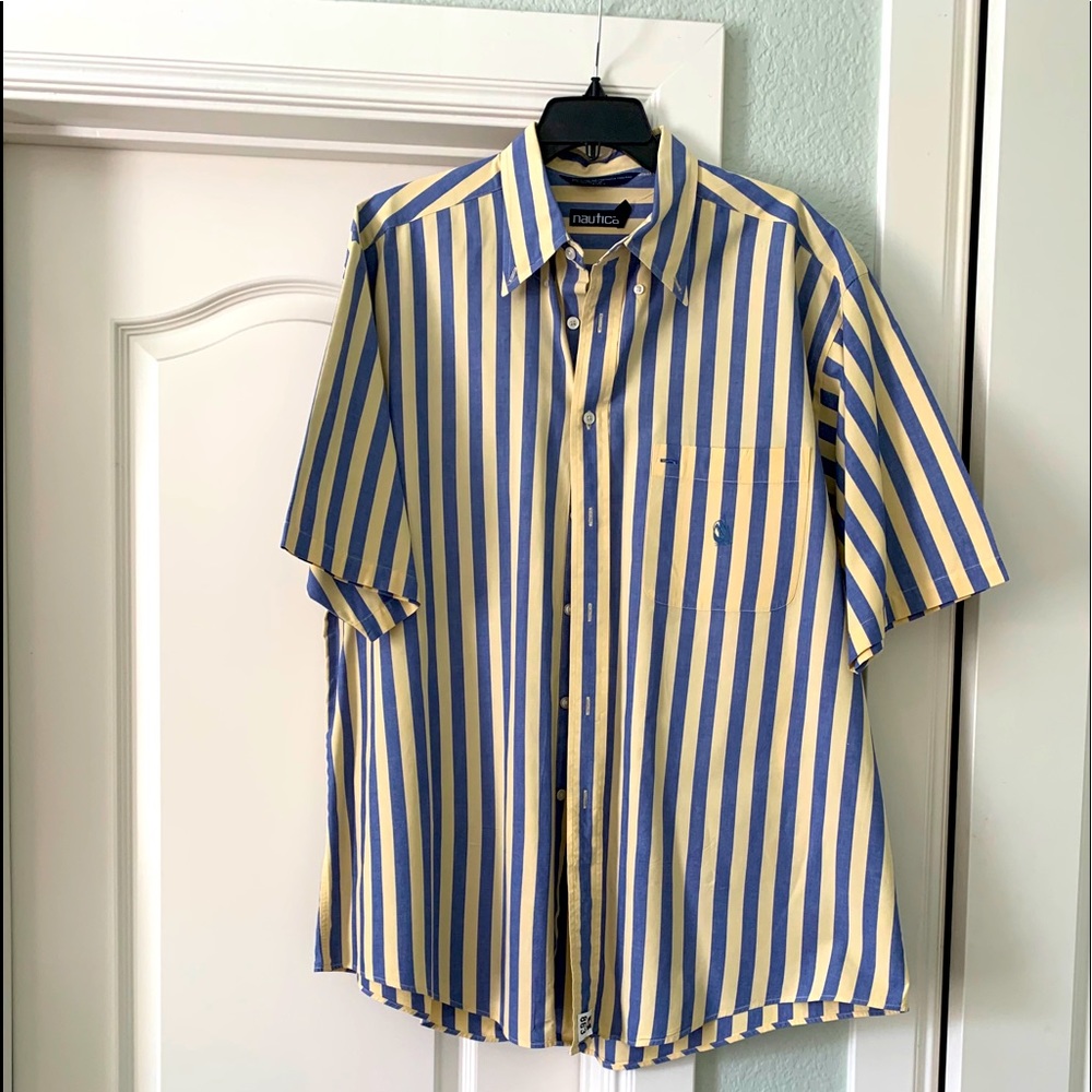 XL/TG Nautica short sleeve casual shirt